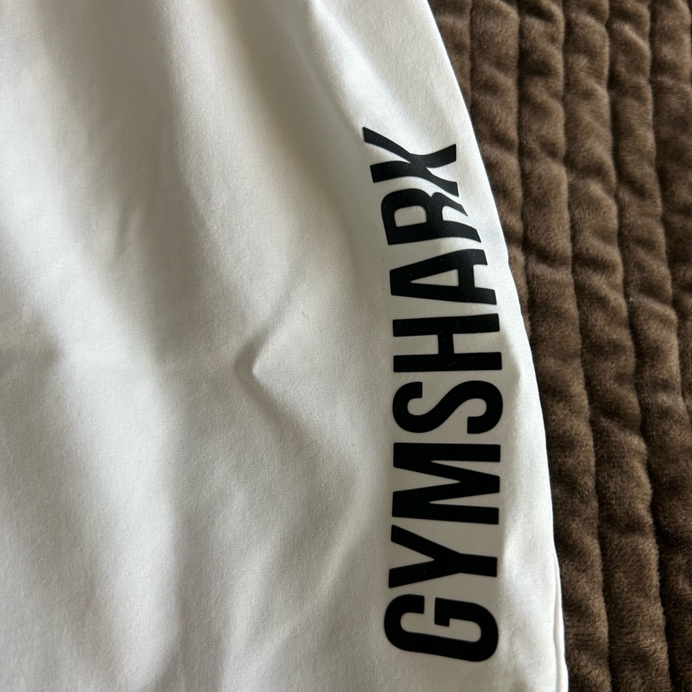 Gymshark Women's White Athletic Shorts - Picture 3 of 5